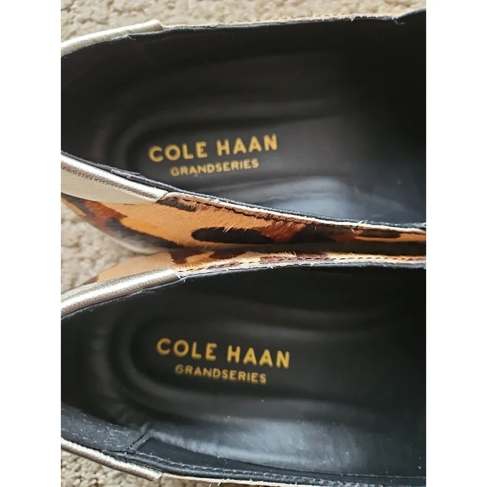 COLE HAAN GrandPro Spectator 2.0 Slip-On Sneaker Shoes Camo Hair Calf $130 Sz 8
